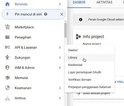 API & Services > Library Google Cloud Console API & Services > Library Google Cloud Console