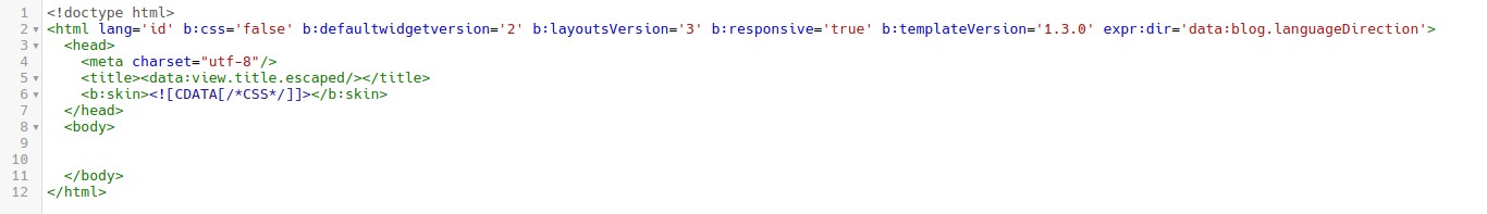 How to Create a Blogger Template from Scratch 