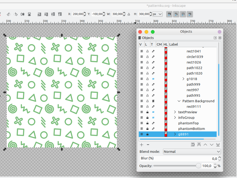 How to Create a Seamless Pattern Design With Inkscape
