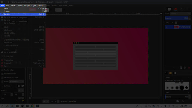 How to Highlight Screenshot Images With GIMP