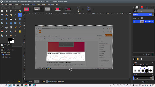 How to Highlight Screenshot Images With GIMP