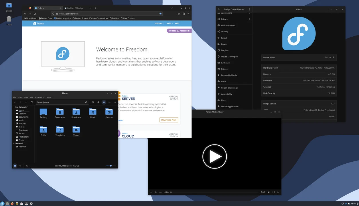 Budgie Desktop Environment