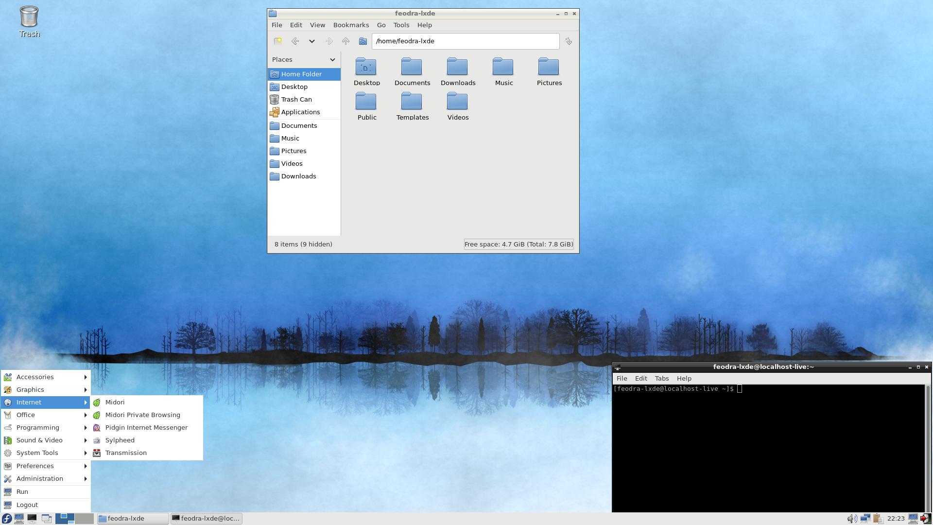 Fedora LXDE