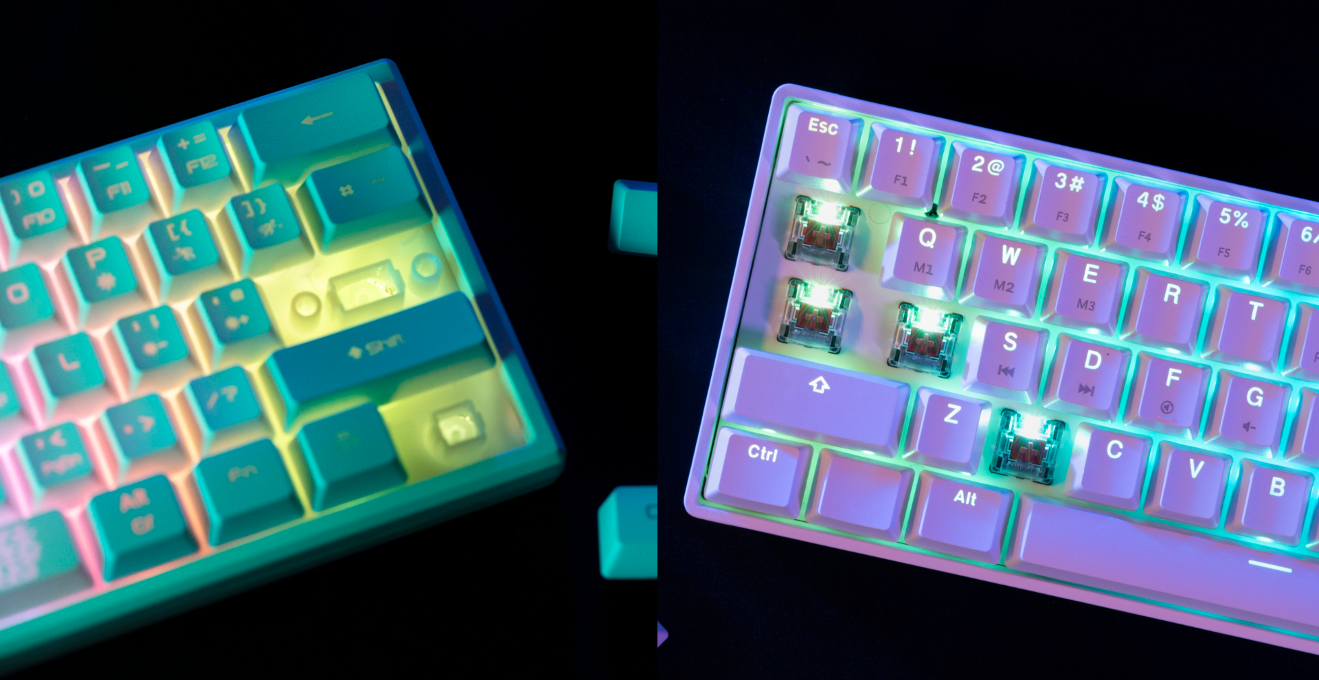 Mechanical and Membrane Keyboard